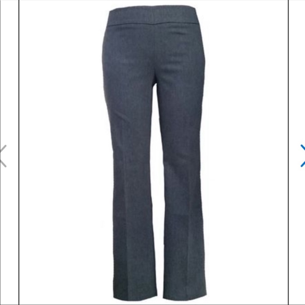 ☀️ 3/$15 George Pull-on Bengaline Comfort Bootcut Pants Grey
